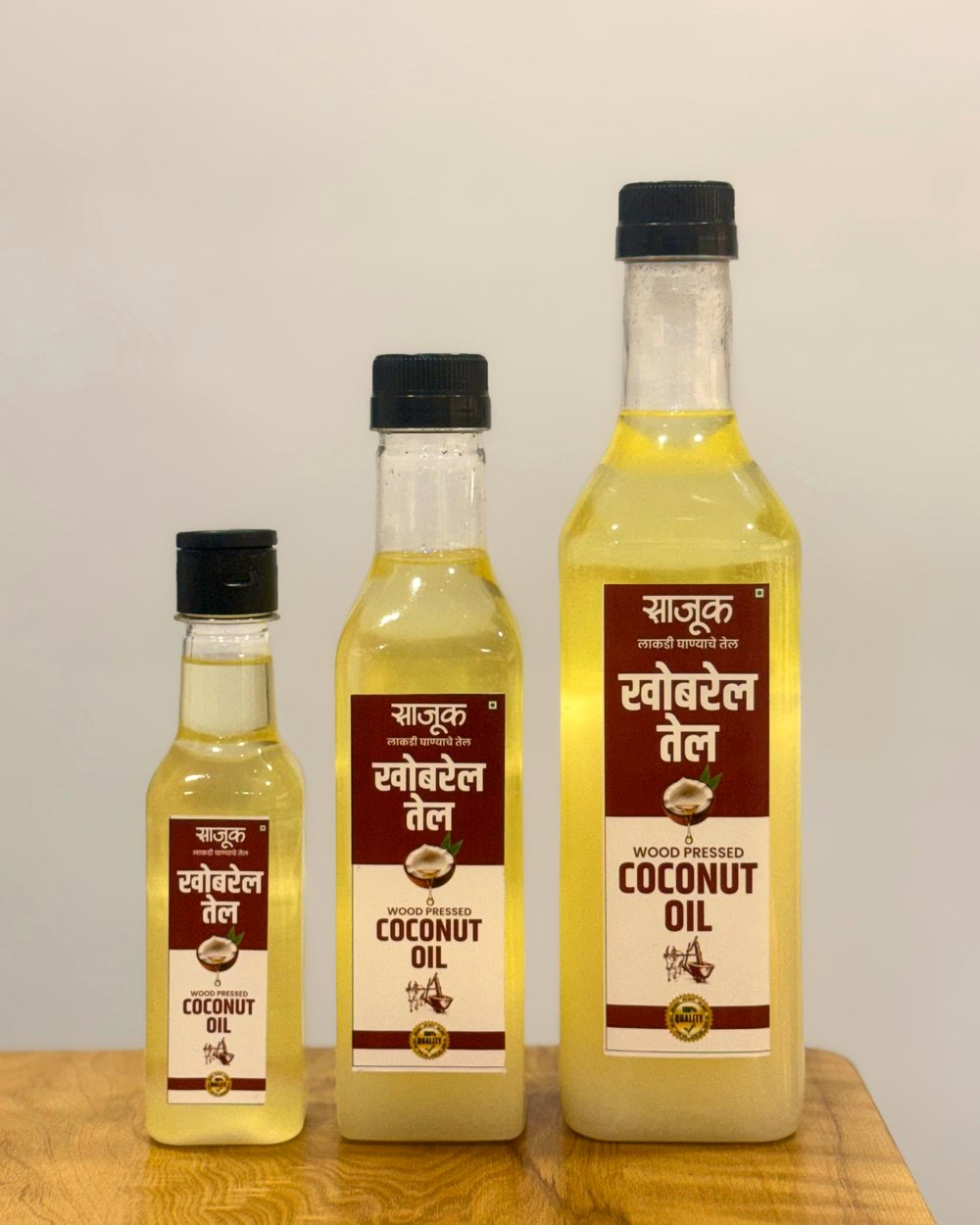 Sajook wood-pressed coconut oil