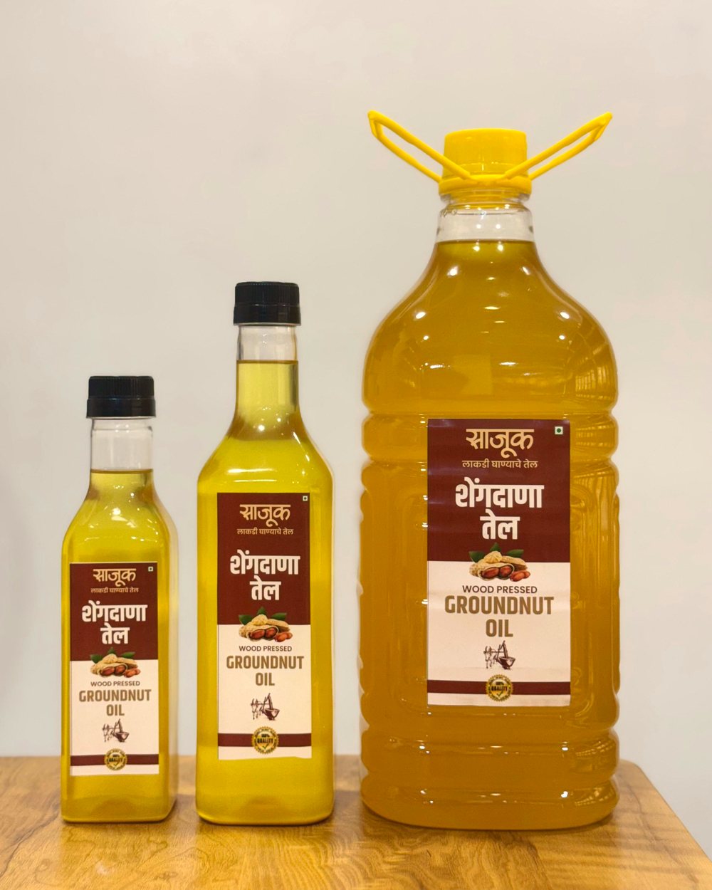 Sajook wood-pressed groundnut oil